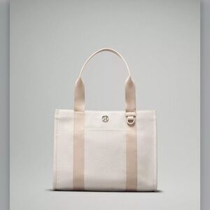 Lululemon Athletica Cream Tote Bag